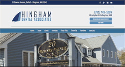 Desktop Screenshot of familydentisthingham.com